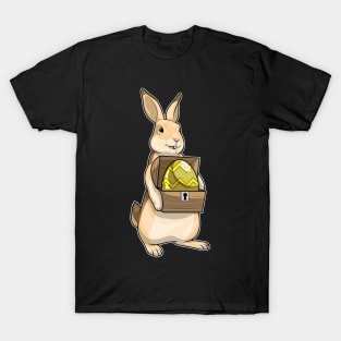 Bunny Easter Easter egg Treasure chest T-Shirt